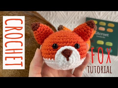 BEGINNER FRIENDLY CROCHET FOX - How to Crochet the Fox Amigurumi (step by step tutorial)