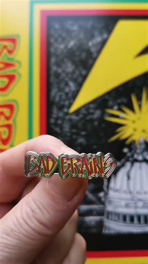BAD BRAINS Pin Badge available from our website NOW www.punkpinbadges.com | Punk Pin Badges