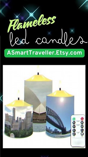 Flameless Remote Controlled Battery Operated LED Candles