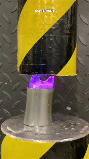 100 Ton Hydraulic Press ASMR | Satisfying Slow-Mo Crushing Compilation #satisfying #asmr #viral