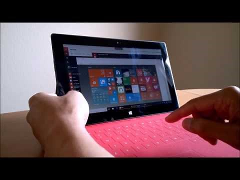 Windows 10 on Microsoft Surface RT (Remote Desktop)