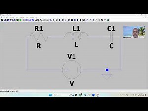 10 Simulation of Series RLC circuit with LT Spice Experiment