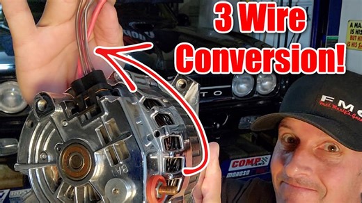 Changing my 1 wire alternator to a 3 wire alternator! How and why
