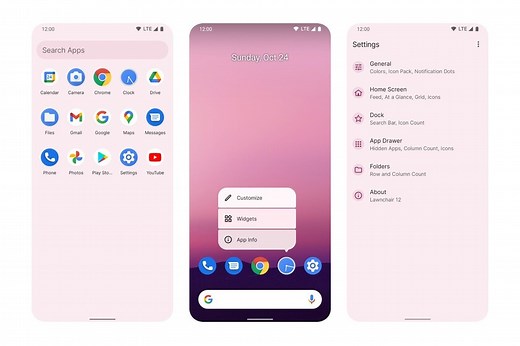 Lawnchair 12, el launcher basado en Android 12 lleva el tema dinámico de Material You a Android 8.1 o superior