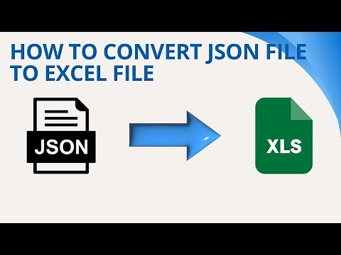 How to convert JSON file to Excel file