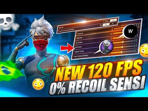 120 fps🤯 + best sensi⚙️ (No Recoil)👾for all devices💯 in free fire 2026 | ULTRA 111x FF