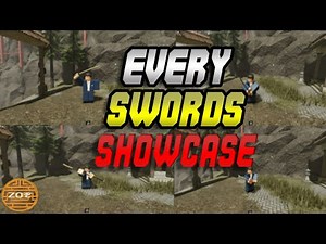 EVERY SWORD SHOWCASE IN ZOぞ | ROBLOX