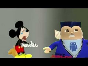 Mickey crying