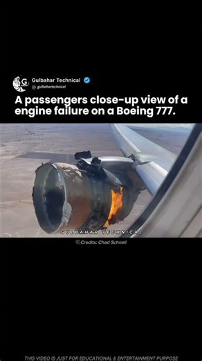 Passenger Filmed This Mid-Air Engine Failure 🤯