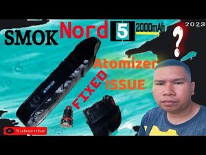 Smok NORD 5,Atomizer issue? #tutorial #fixed #repair #nord5 #smoknord5 #vape #tricks #coiled#tricks