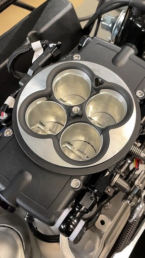 Here's an up-close-and-personal look at our 350 Chevy Small Block's fuel injection system courtesy of FiTech while we run it on the dyno. | PowerNation TV