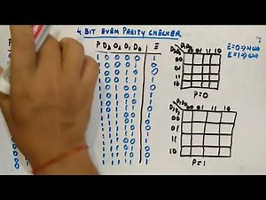 Four Bit Even Parity Checker - Digital Circuits and Logic Design