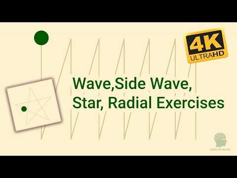 4 Eye Training Exercises for Focus & Vision Clarity | Wave, Side Wave, Star & Radial Exercise