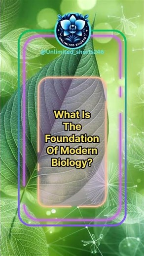 What is the Foundation of Modern Biology? 🔬 | Biology Basics #shorts