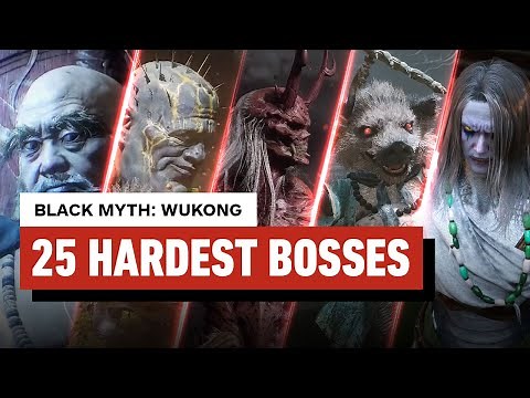 Top 25 Hardest Bosses in Black Myth: Wukong
