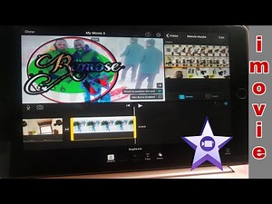 How to delete iMovie MEDIA VIDEOS in imovie app for iPad/iphone ( freeing space in imovie)