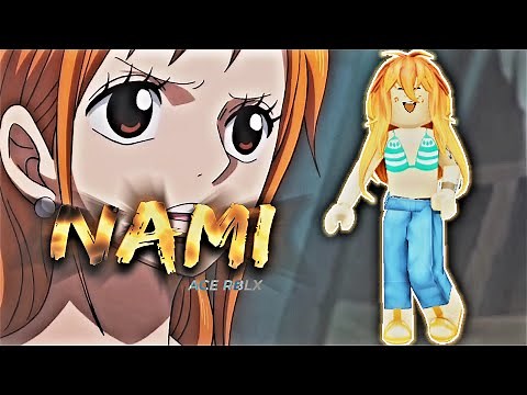How to make Nami avatar in Roblox┃ONE PIECE