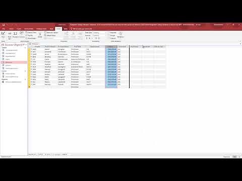 Microsoft Access data importing, table modification and relationships