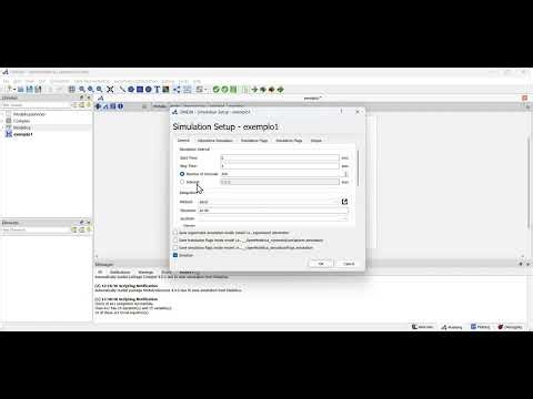 Apresentação da Interface do OpenModelica