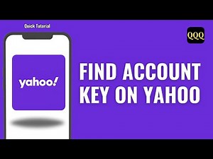 How To Find Account Key On Yahoo