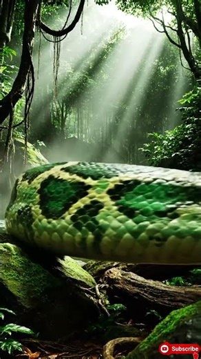 Hidden Camera Spots a Giant Green Python in the Amazon