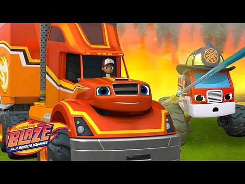Big Rig Blaze Puts Out Forest Fire! | Blaze and the Monster Machines