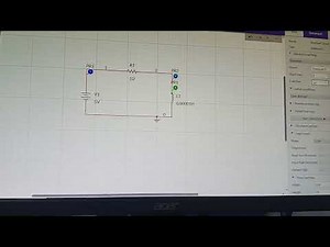 Transient analysis of a RL series circuit using Multisim Live