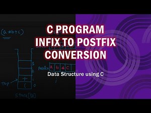 C program to convert Infix to Postfix