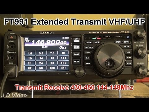 FT991 VHF UHF Extended Transmit