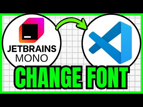How To CHANGE VSCode Font To JetBrains Mono (QUICK & EASY) 2025