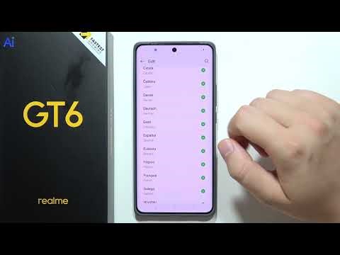 Realme GT 6: Change System Language