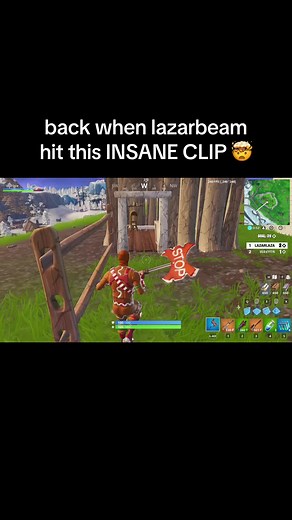 Lazarbeam Prime Hits Insane Clip in Fortnite | Nostalgia Gameplay