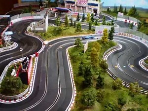 SLOT CAR LAYOUT DIORAMA