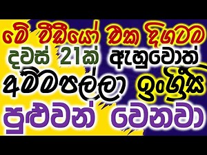 100 Practical English Phrases in Sinhala | Spoken English for Beginners in Sinhala | Basic English