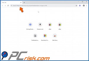 Maps & Directions by QuestForDirections Browser Hijacker