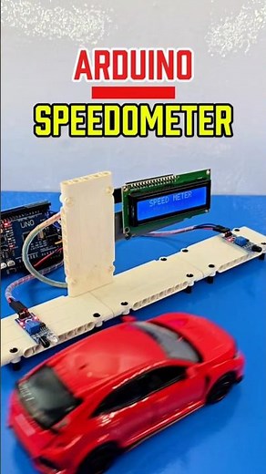 No Code Arduino #4 – How to make a Car Speed Detector using IR Sensor #arduino #mixly #shorts
