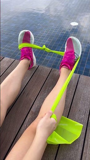 Ankle eversion with resistance band (theraband)