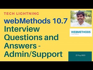 webMethods Interview Questions and Answers - Admin and Support (New) | SoftwareAG Interview