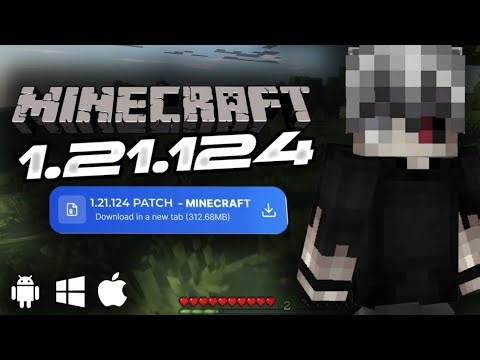 Download Minecraft Patched 1.21.124 APK - Minecraft 1.21.124 Patch Apk 🔥