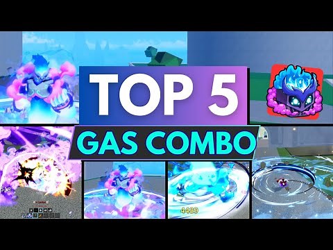 Top 5 Best Gas Combo for Beginners in Blox Fruits | East, Fast, One Shot