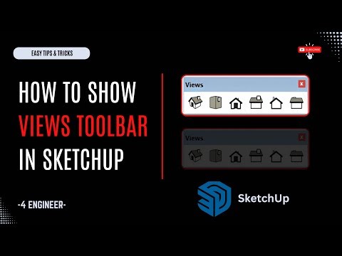 How to Show View Toolbar in SketchUp | Quick & Easy Guide