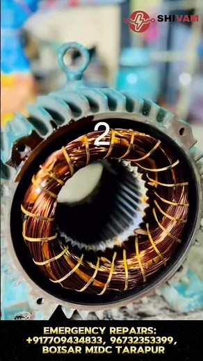 ⚙️ AC & DC Motor Repair and Rewinding | Step-by-Step Process | Shivam Electrical Works #bestrepair