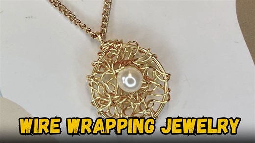 Easy wire wrapping jewelry tutorial for beginners