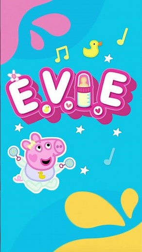 Evie Pig Song 💗🎧 #PeppaPig #Shorts #BabyEvie #EvieSong #EviePig