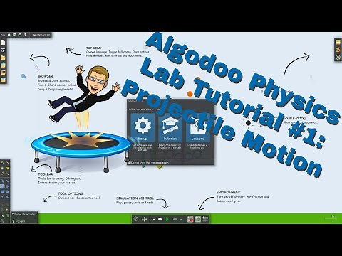 Algodoo Physics Lab Simulation Tutorial 1: Projectile Motion