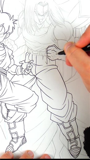 Isn't that relaxing? 👀 You can watch the drawing process for all of my drawings on YouTube.com/TolgArt For Commissions just send me a DM ✌️ #tolgart #gohan #trunks #dbzart #commission | TolgArt