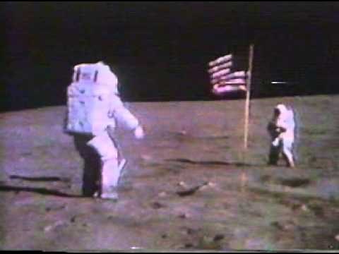 John Young's Lunar Salute on Apollo 16