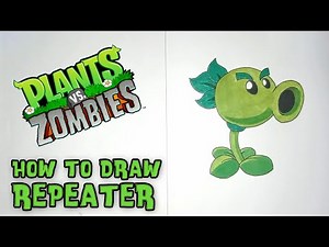 How To Draw Repeater (Plants vs Zombies)