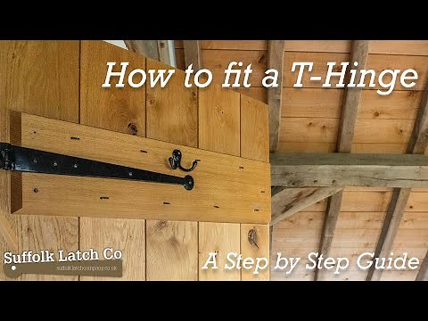 How to Fit T Hinges | Step-by-Step Installation Guide (2025)