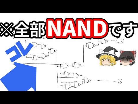[Logic Circuit] How to make a full adder using only NAND gates [Perfect system]